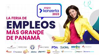 Expo Konzerta 2023 La Feria de Empleos más grande de Panamá 7 y 8 de Septiembre en ATLAPA [upl. by Akinyt]