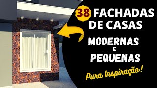 38 Fachadas que Fazem a Diferença Casas Modernas e Pequenas  Pura Inspiração🏠 [upl. by Zanas]