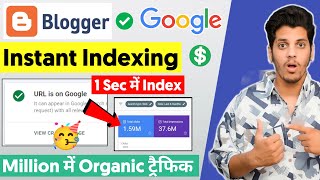 🥳Instant Indexing For Blogger Index Page in 1 Sec using API  Google api indexing Blogger [upl. by Northway]