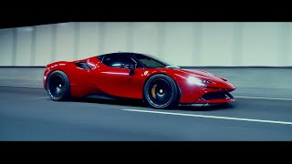 Low and Wide Modified Ferrari SF90 [upl. by Enyad608]