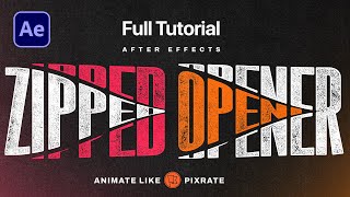 Create Dynamic Text Animations like Pixrate in After Effects  No Plugins [upl. by Nylg403]