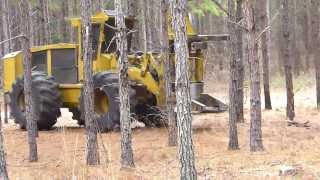 Logging operation in west central Georgia [upl. by Owens]