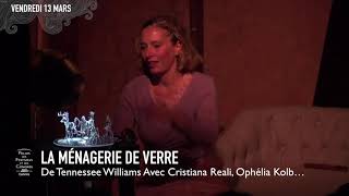 THEATRE  La ménagerie de verre  LES SPECTACLES DU PALAIS DES FESTIVALS DE CANNES 20192020 [upl. by Ymeraj]