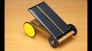 How To Make Solar Car at Home Easy  Science Project Ideas [upl. by Ahsenre468]