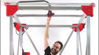 Building a Giant 3D printer to 3D print myself [upl. by Aitnahc]