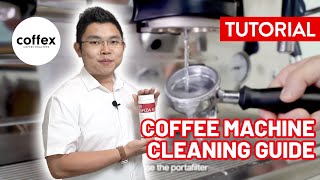 How to Clean SemiAuto amp Automatic Coffee Machine Cafiza [upl. by Bower854]