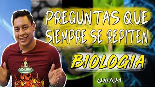 10 Preguntas del EXAMEN UNAM que SIEMPRE se REPITEN Biología [upl. by Aisyle]