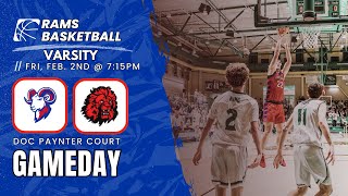 BOYS BASKETBALL  Rams vs Searcy Lions [upl. by Kermit]