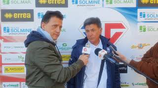 Gs Tv  mister Francesco Monaco dopo Us Follonica GavorranoFoligno 3 a 0 [upl. by Gonagle]