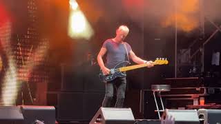 Sting plays The Police’s Walking on the Moon  So Lonely at Forestry Live Sherwood Pines 230625 [upl. by Tiffa]