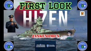 Hizen First Look Voiceover  World of Warships Legends [upl. by Shiau]