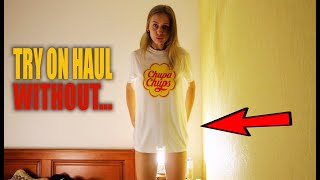 Try on haul new transparent Tshirt with Tina [upl. by Crowns407]