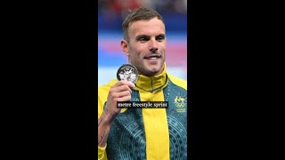 quotIm not retiring yetquot Kyle Chalmers takes silver at Paris Olympics [upl. by Labannah889]