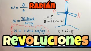 Movimiento Circular Uniforme  RPM y Radianes [upl. by Nomyt]