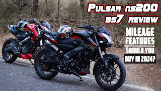 2024 Pulsar Ns200 Bs7 Full Ride Review  Still Better Than Mt15 Duke 200 Apache [upl. by Cathie]