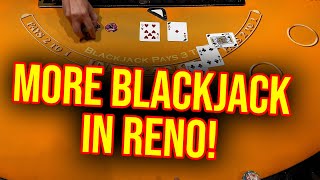 1000 VS BLACKJACK IN RENO NEVADA PLAYING 3 SPOTS [upl. by Tarrel]