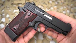 Sig Sauer P938 22lr 93822 Compact SemiAuto Pocket Pistol Overview  Texas Gun Blog [upl. by Ring276]