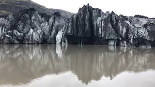 At the Solheimajokull Glacier near Vik Iceland [upl. by Pelagia]