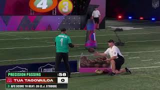 Tua Tagovalia Pro Bowl Precision Passing Challenge WILD [upl. by Ehpotsirhc]