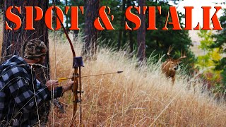 Recurve Bow Hunting  Public Land Bowhunting from the GROUND [upl. by Aba]