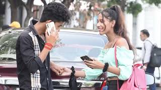 Waist Touching With Twist Prank On Cute Girl’s 😜 Fist Time In India 🔥 Classy Subhash [upl. by Elamef830]