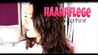 HAARPFLEGE ROUTINE  Trockene strapazierte Haare [upl. by Giuliana]