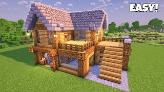 Minecraft Ultimate Survival House Tutorial⚒️ [upl. by Devy]