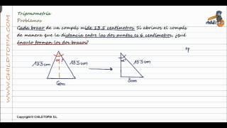 Trigonometría Problemas 4º de ESO matemáticas [upl. by Namqul]