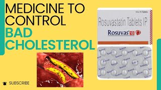 Rosuvastatin Tablet  Rosuvastatin Tablet IP  Rosuvas Tablet Uses amp Side Effects [upl. by Nahsed]