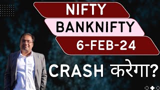 Nifty Prediction and Bank Nifty Analysis for Tuesday  6 February 24  Bank NIFTY Tomorrow [upl. by Elimac150]