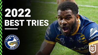 The best NRL tries from the Eels in season 2022 [upl. by Sulakcin]