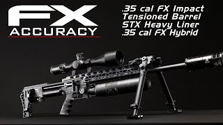 FX Impact M3 35 cal Accuracy with the Tensioned Barrel STX Heavy Liner and FX Hybrid Slugs [upl. by Kyte400]