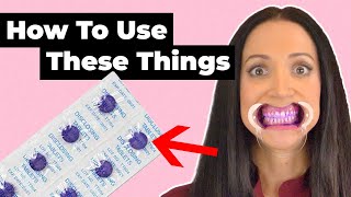 How To Use Plaque Tablets Disclosing Tablets Explained [upl. by Rudolf360]