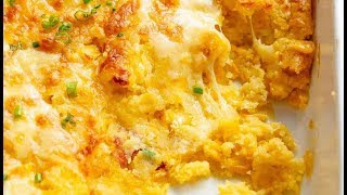 CORN CASSEROLE WITH CHEESE [upl. by Noswad174]