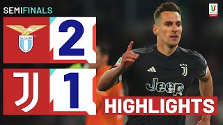 LAZIOJUVENTUS 21  HIGHLIGHTS  Juve go through at the death  Coppa Italia Frecciarossa 202324 [upl. by Mosenthal]