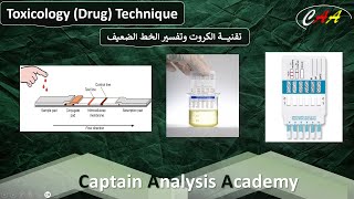 شرح تقنية الكروت الفرق بين الكارت العادى وكارت المخدرات  طريقة تحليل المخدرات فى المعمل [upl. by Akena]