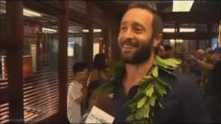 Alex OLoughlin at Hawaii Five0 season 4 Blessing Ceremony [upl. by Ahtanaram]