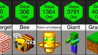 Age Comparison Minecraft [upl. by Indnahc]