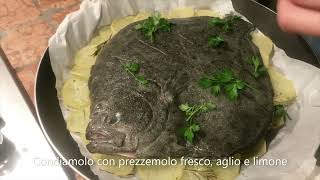 Rombo al forno con patate [upl. by Enel247]