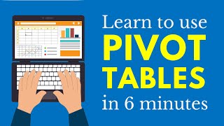 Learn Pivot Tables in 6 Minutes Microsoft Excel [upl. by Derrej]