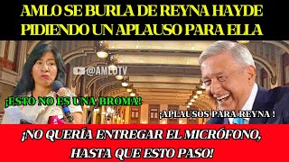 AMLO SE BURLA DE REPORTERA PREPOTENTE EN LA mañanera ReynaHaydee [upl. by Herrington]