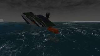 Sinking The Pride of Rotterdam Remastered  Ship Simulator Extremes Sinks Like the Titanic [upl. by Odlaner]