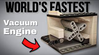 12000 RPM Fastest Lego Vacuum Engine  World record [upl. by Faucher]