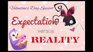 EXPECTATION VS REALITY VALENTINES DAY SPECIAL  Animal Jam Play Wild [upl. by Felder]