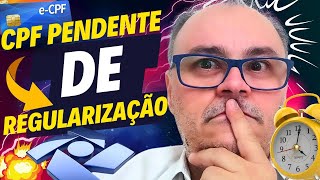 CPF pendente de regularização o que fazer cpfpendentederegularização [upl. by Roselane]