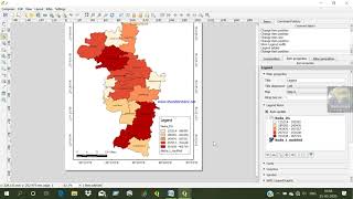 How to prepare choropleth map in QGIS Software [upl. by Dumond]