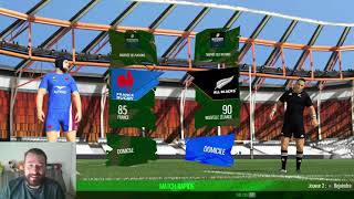 FRANCE  NOUVELLE ZELANDE sur Rugby 22 [upl. by Nyliram]