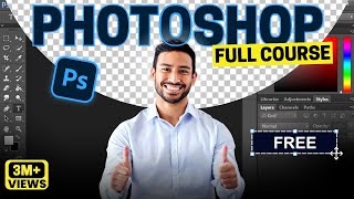 Adobe Photoshop Course for Beginners 12 Hours  Photoshop Tutorial for All Shapes amp Tools [upl. by Aimas]