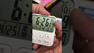 萬年曆計時器氣溫表多功能器 [upl. by Jt]