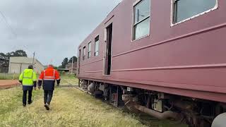 Red Hen 311 approaching Korumburra Station 16 October 2021 [upl. by Ikik]